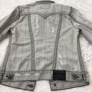 True Religion Gray Denim Jacket